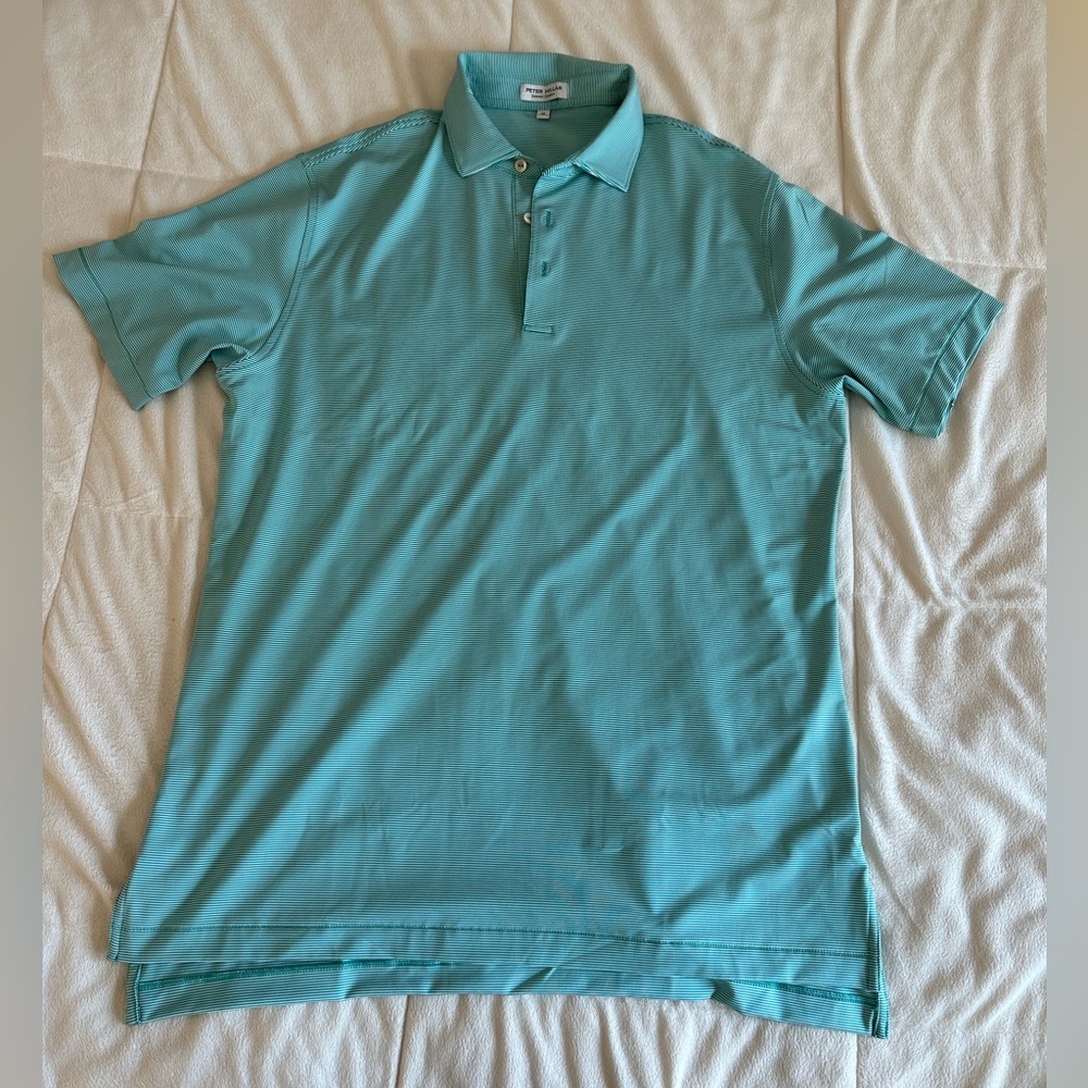 Peter Millar Summer Comfort Polo Medium - Green